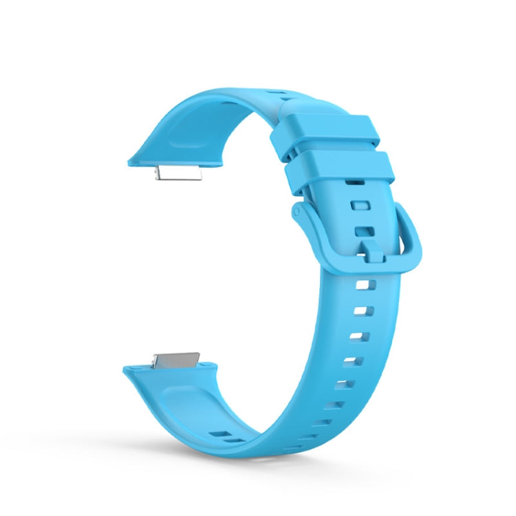 For Huawei Watch Fit 2 Solid Color Silicone Watch Band