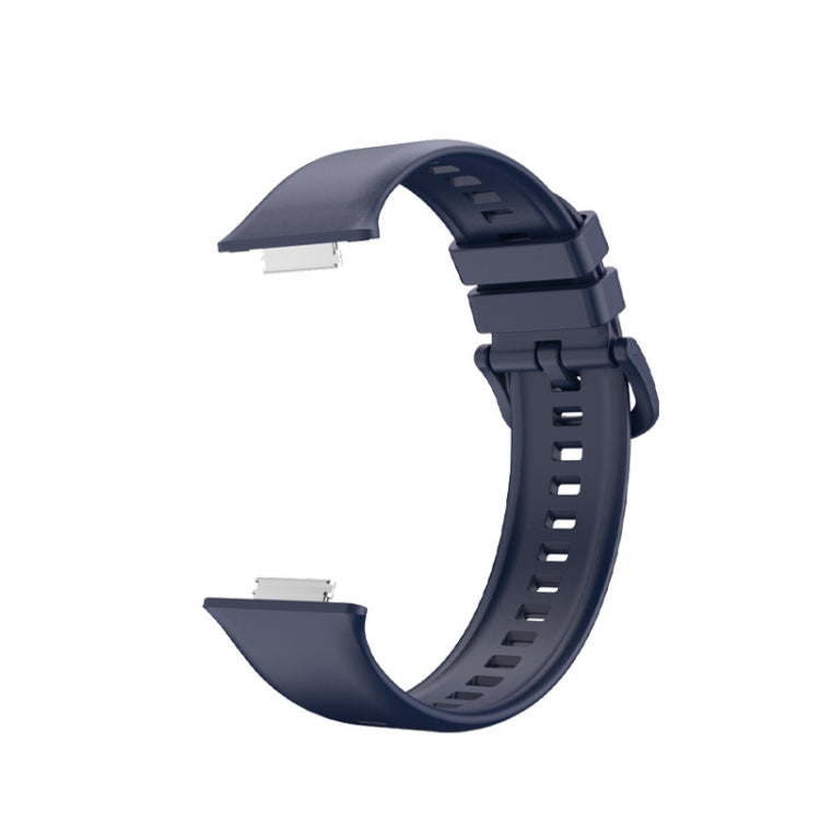 For Huawei Watch Fit 2 Solid Color Silicone Watch Band