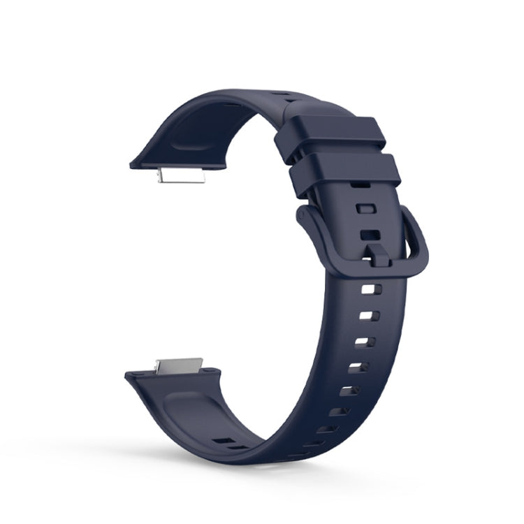 For Huawei Watch Fit 2 Solid Color Silicone Watch Band