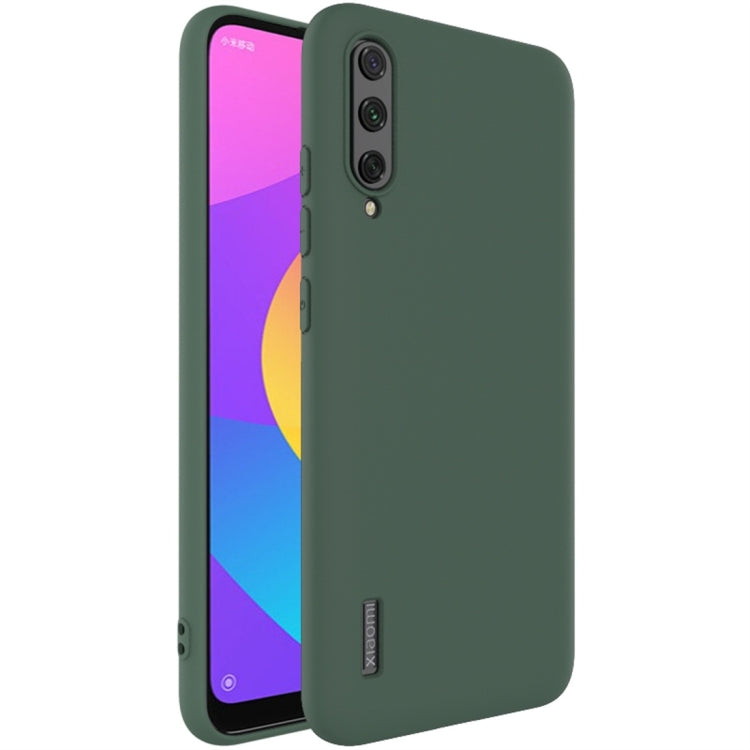 For Xiaomi Mi CC9e / A3 IMAK UC-1 Series Shockproof Frosted TPU Protective Case(Green)