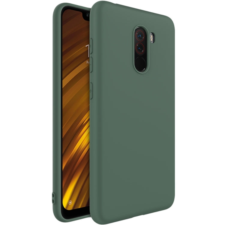 For Xiaomi Pocophone F1 IMAK UC-1 Series Shockproof Frosted TPU Protective Case(Green)
