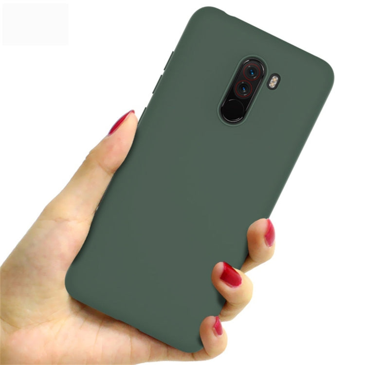For Xiaomi Pocophone F1 IMAK UC-1 Series Shockproof Frosted TPU Protective Case(Green)