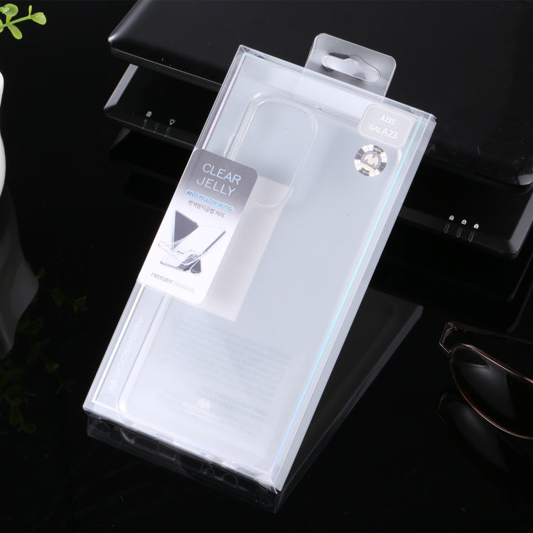 For Samsung Galaxy A23 GOOSPERY SUPER Protect Four Corners TPU Phone Case(Transparent)