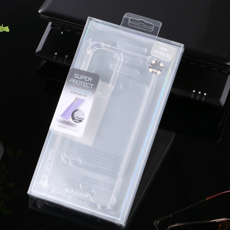 For Samsung Galaxy A33 5G GOOSPERY SUPER Protect Four Corners TPU Phone Case(Transparent)