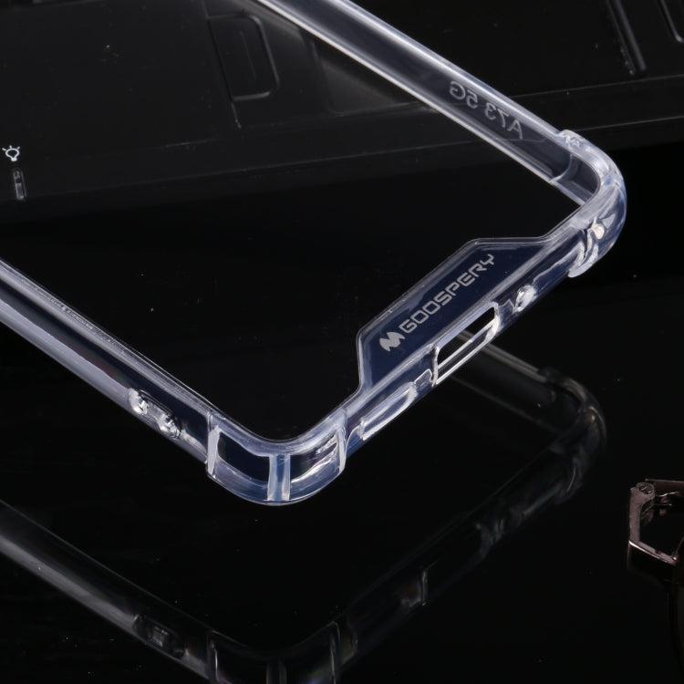 For Samsung Galaxy A73 5G GOOSPERY SUPER Protect Four Corners TPU Phone Case(Transparent)
