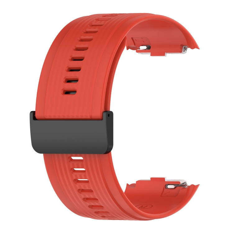 For Huawei Watch D Solid Color Silicone Watch Band with Buckle