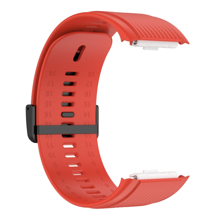 For Huawei Watch D Solid Color Silicone Watch Band with Buckle