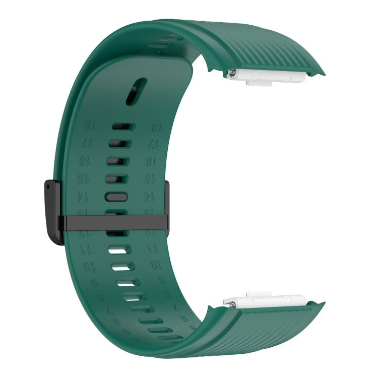 For Huawei Watch D Solid Color Silicone Watch Band with Buckle