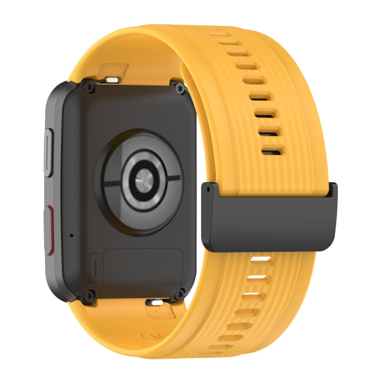 For Huawei Watch D Solid Color Silicone Watch Band with Buckle