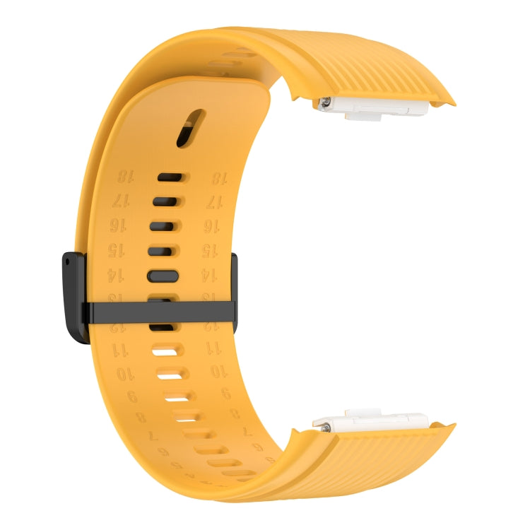 For Huawei Watch D Solid Color Silicone Watch Band with Buckle
