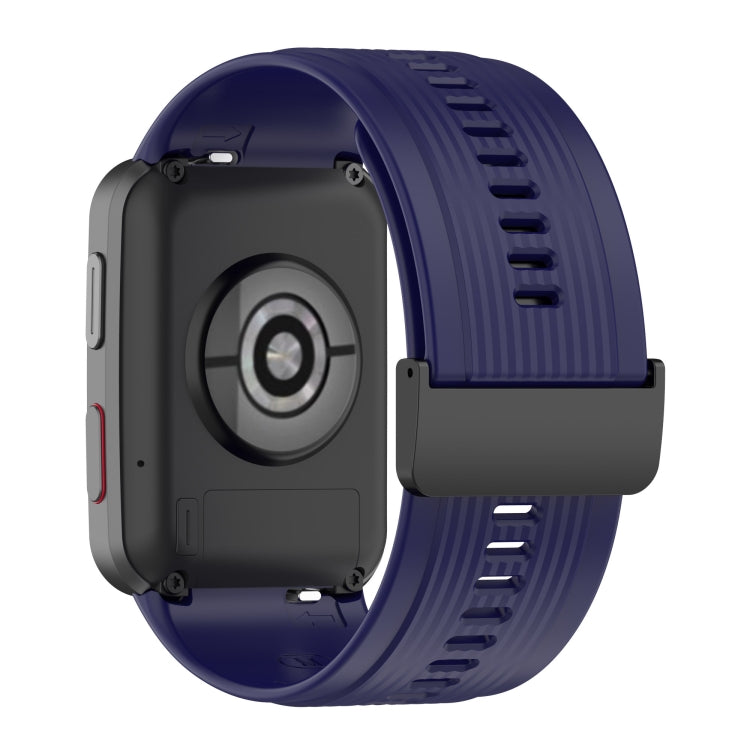 For Huawei Watch D Solid Color Silicone Watch Band with Buckle