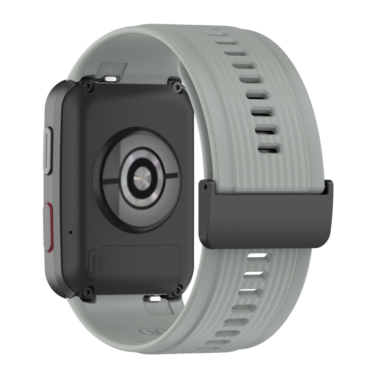 For Huawei Watch D Solid Color Silicone Watch Band with Buckle