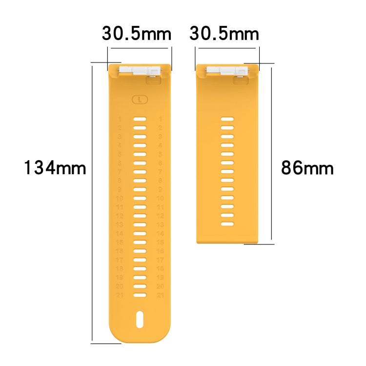 For Huawei Watch D Solid Color Silicone Watch Band with Buckle
