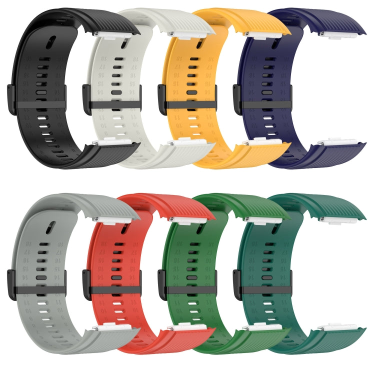 For Huawei Watch D Solid Color Silicone Watch Band with Buckle