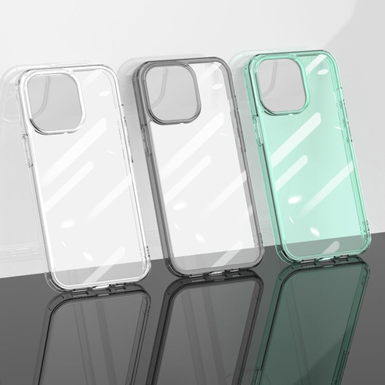 For iPhone 12 Shockproof TPU Single-sided Glass Protective Phone Case Pro