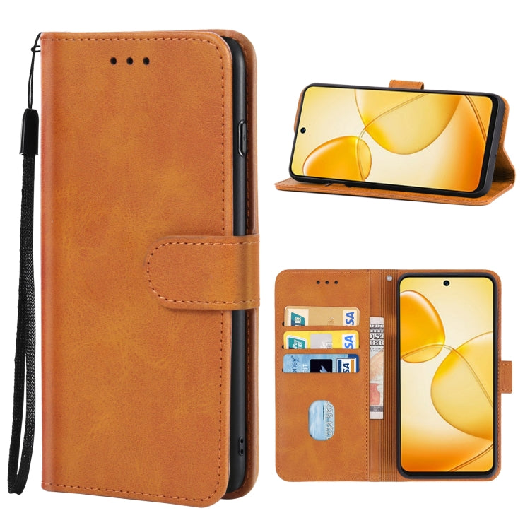 For Infinix Hot 12 Play Leather Phone Case