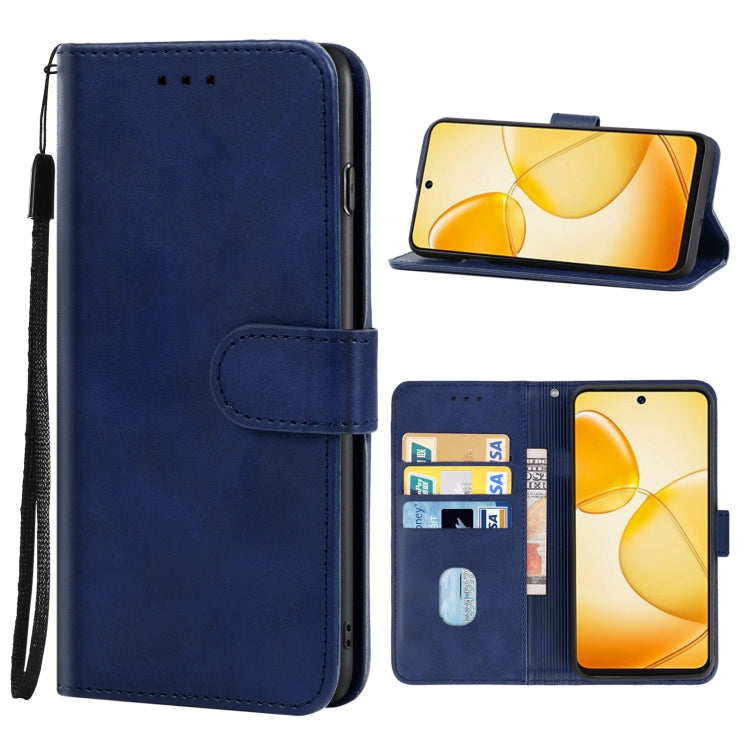 For Infinix Hot 12 Play Leather Phone Case