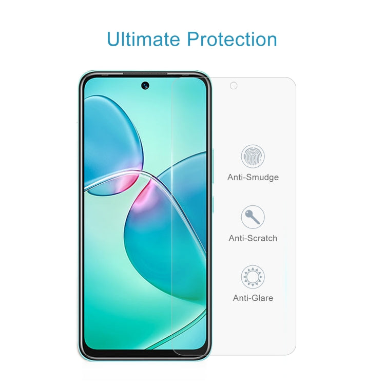 10 PCS 0.26mm 9H 2.5D Tempered Glass Film For Infinix Hot 12 Play