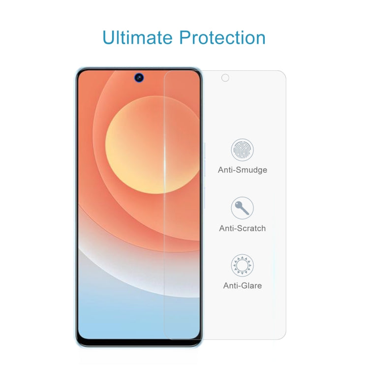 50 PCS 0.26mm 9H 2.5D Tempered Glass Film For Tecno Camon 19 Pro