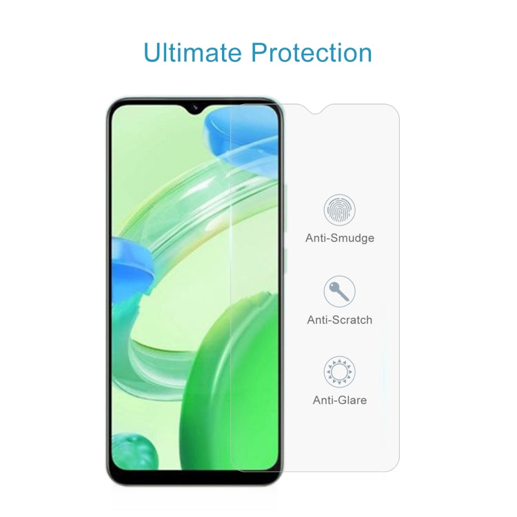 0.26mm 9H 2.5D Tempered Glass Film For OPPO Realme C30 / C30s