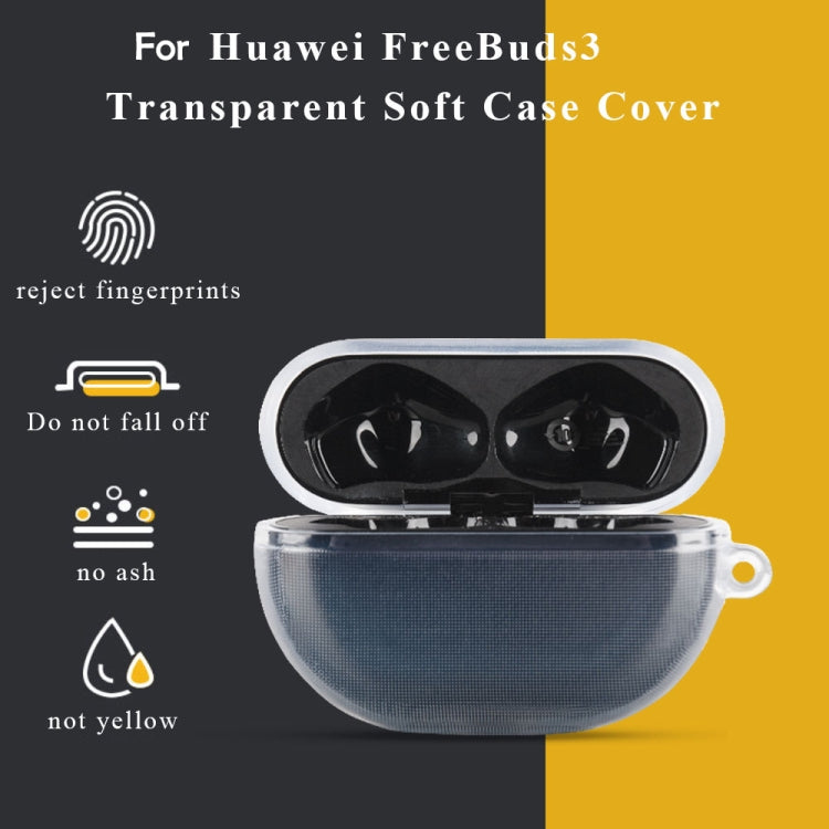 Earphone TPU Protective Case For Huawei FreeBuds Pro(Transparent)