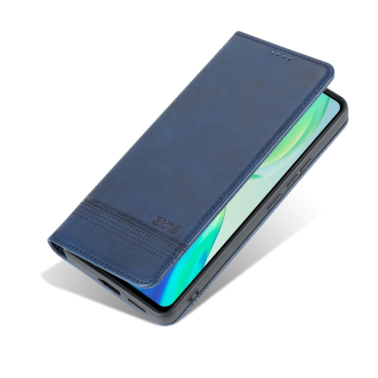 For vivo S15 AZNS Magnetic Calf Texture Leather Phone Case