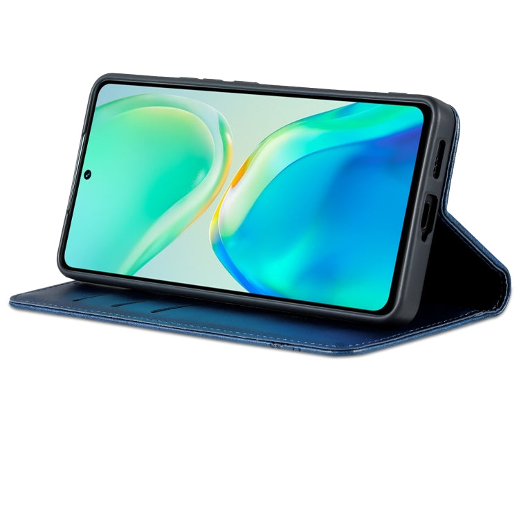 For vivo S15 AZNS Magnetic Calf Texture Leather Phone Case