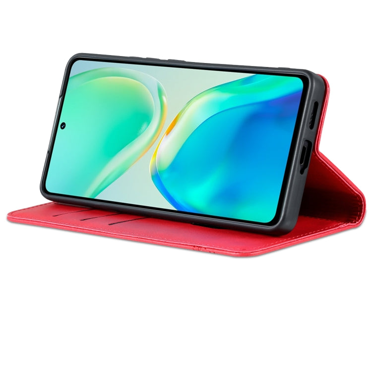 For vivo S15 AZNS Magnetic Calf Texture Leather Phone Case