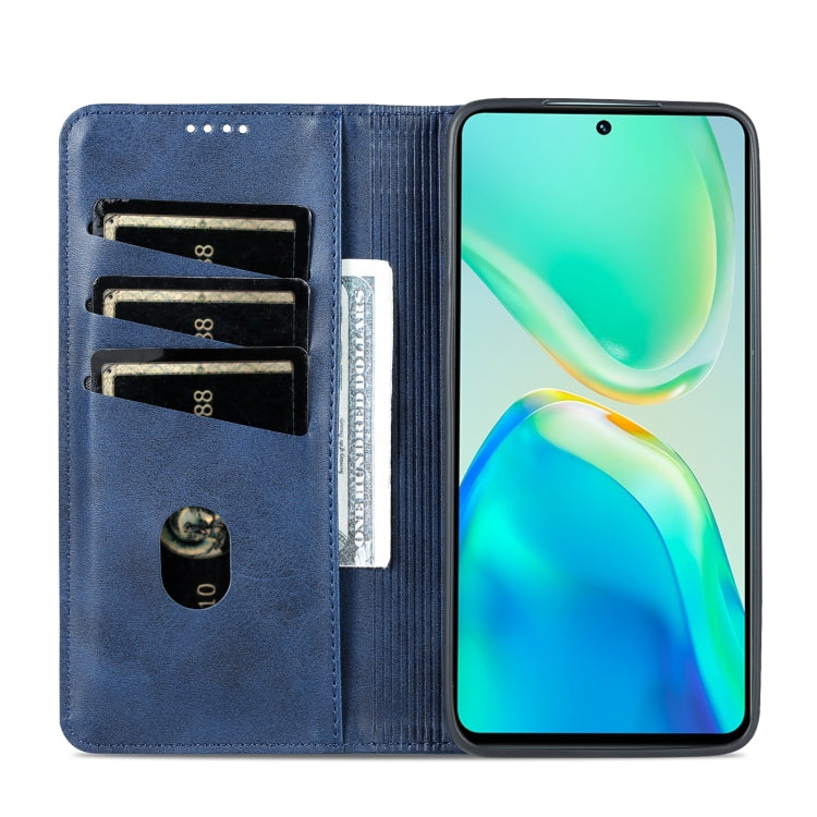 For vivo S15 Pro AZNS Magnetic Calf Texture Leather Phone Case