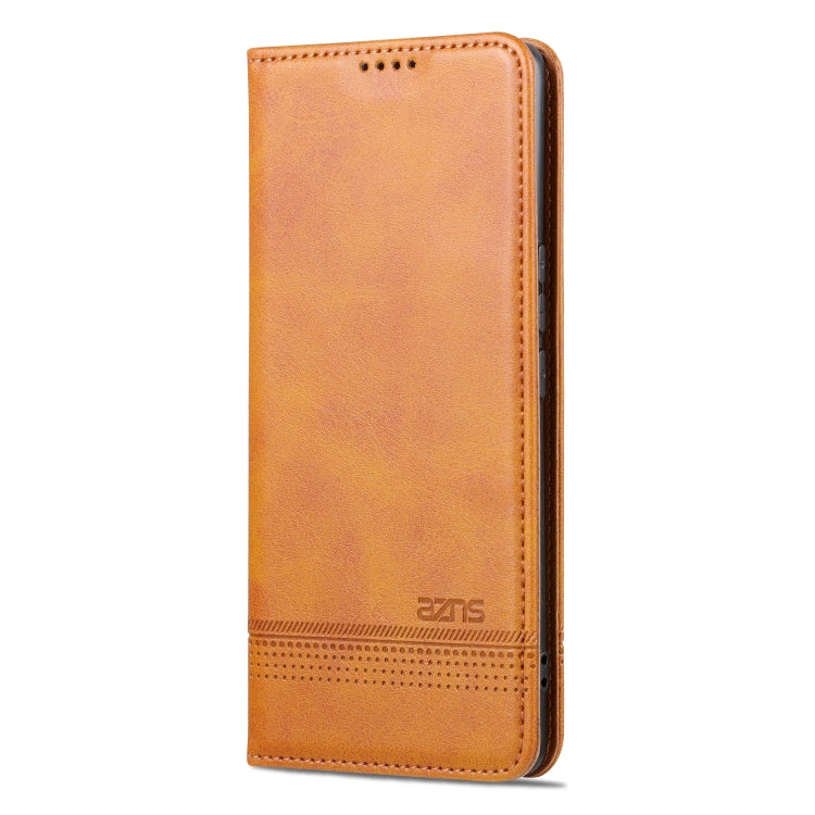 For vivo S17e AZNS Magnetic Calf Texture Leather Phone Case