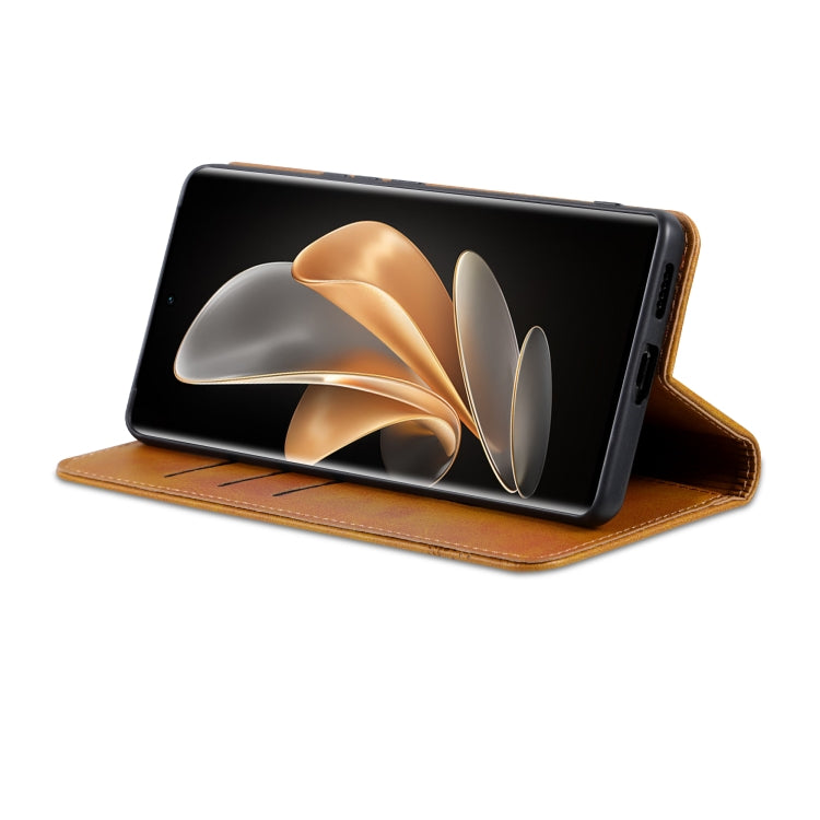 For vivo S17e AZNS Magnetic Calf Texture Leather Phone Case