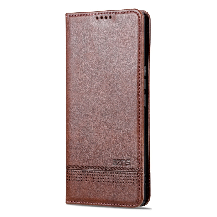 For vivo Y78+/Y78 Global AZNS Magnetic Calf Texture Leather Phone Case