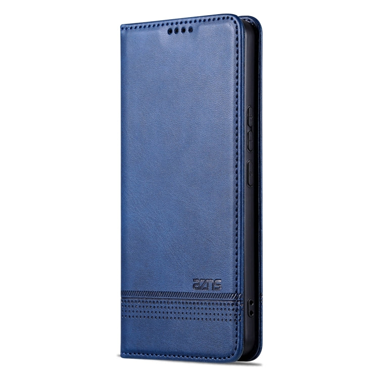For vivo S17 AZNS Magnetic Calf Texture Leather Phone Case