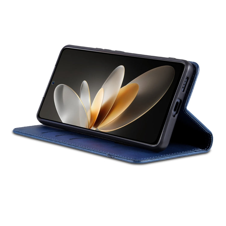 For vivo S17 AZNS Magnetic Calf Texture Leather Phone Case