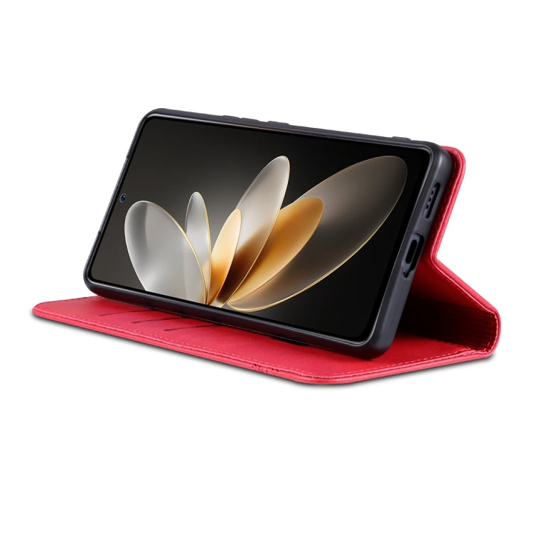 For vivo S17 AZNS Magnetic Calf Texture Leather Phone Case