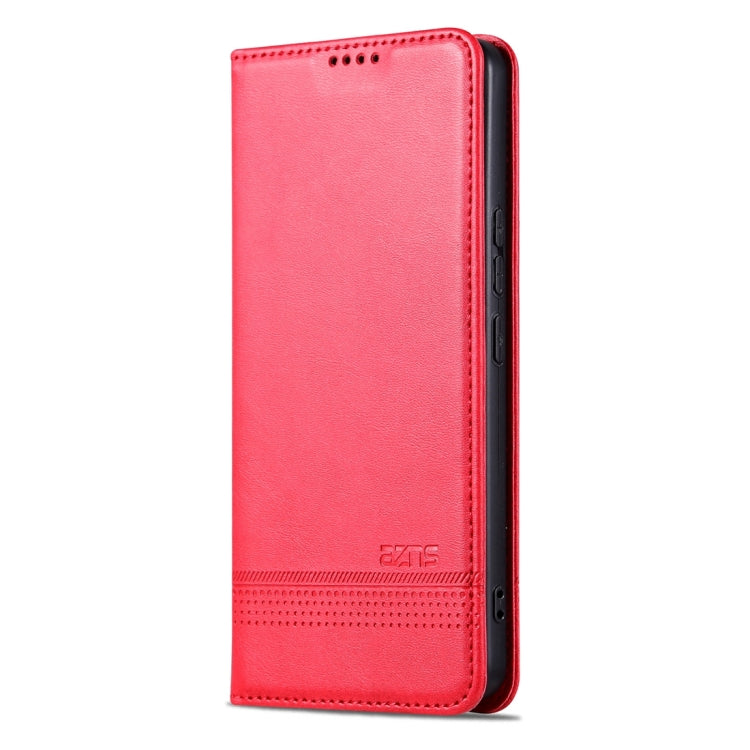 For vivo S17 Pro AZNS Magnetic Calf Texture Leather Phone Case