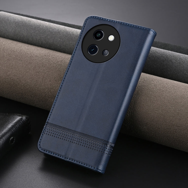 For vivo Y200i 5G/Y38/T3x AZNS Magnetic Calf Texture Leather Phone Case