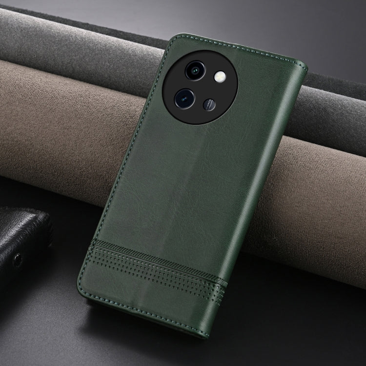 For vivo Y200i 5G/Y38/T3x AZNS Magnetic Calf Texture Leather Phone Case
