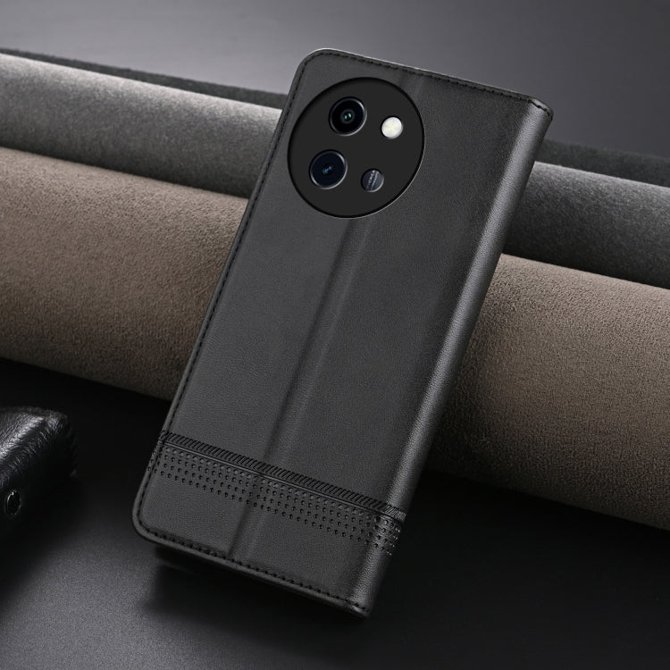 For vivo Y200i 5G/Y38/T3x AZNS Magnetic Calf Texture Leather Phone Case