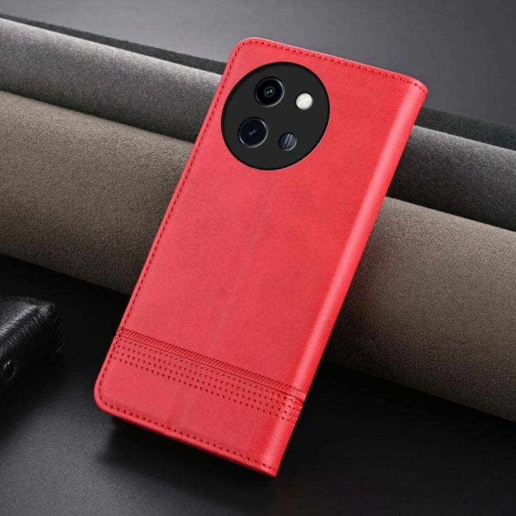For vivo Y200i 5G/Y38/T3x AZNS Magnetic Calf Texture Leather Phone Case