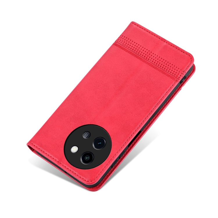 For vivo Y200i 5G/Y38/T3x AZNS Magnetic Calf Texture Leather Phone Case