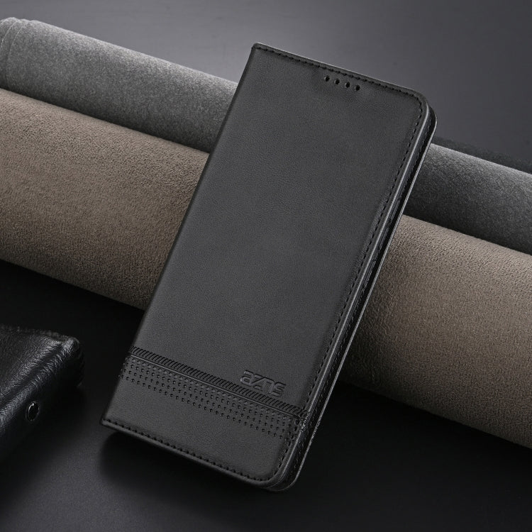 For vivo S19 AZNS Magnetic Calf Texture Leather Phone Case