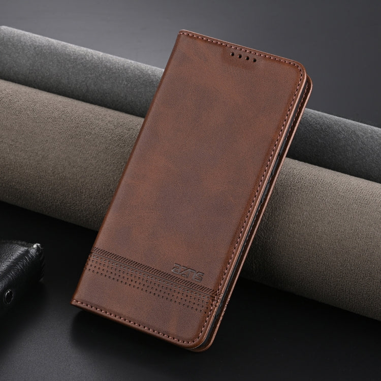 For vivo X100s AZNS Magnetic Calf Texture Leather Phone Case