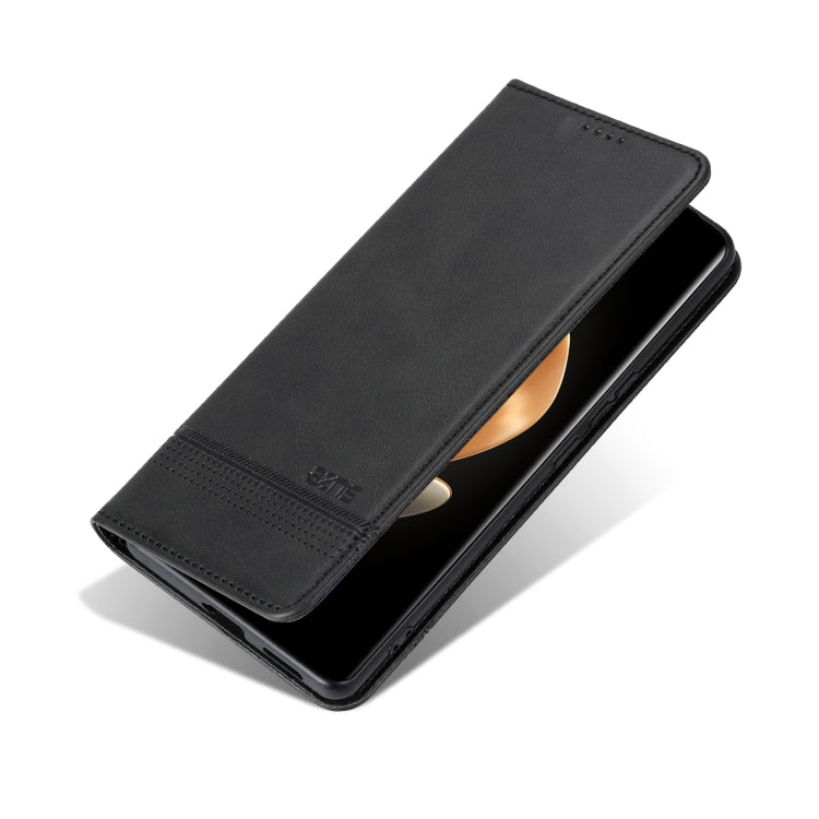 For vivo X100 Ultra AZNS Magnetic Calf Texture Leather Phone Case