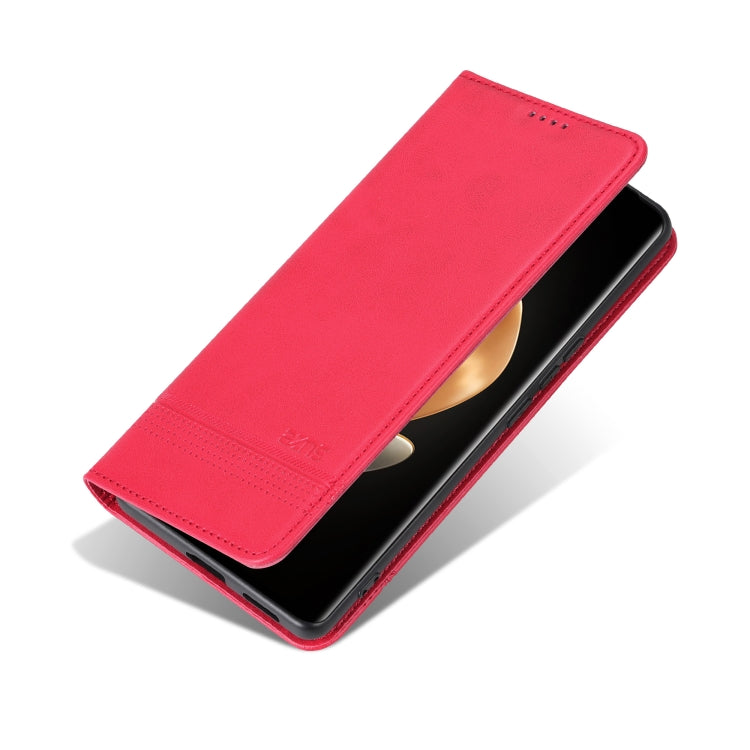For vivo X100 Ultra AZNS Magnetic Calf Texture Leather Phone Case