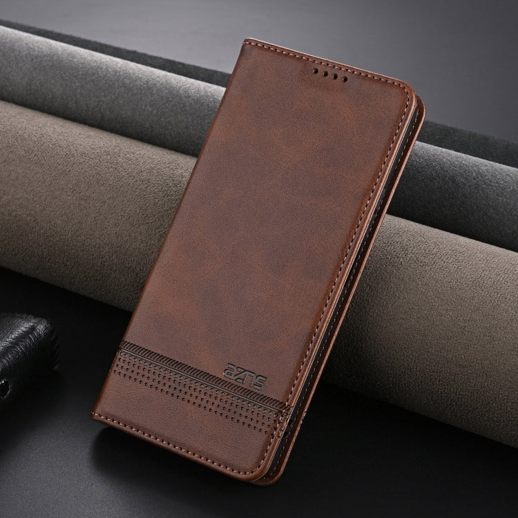 For vivo Y37 / Y37m 5G / Y36t 5G AZNS Magnetic Calf Texture Leather Phone Case