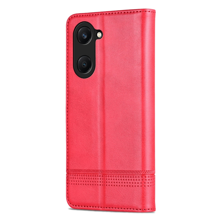 For vivo Y37 / Y37m 5G / Y36t 5G AZNS Magnetic Calf Texture Leather Phone Case