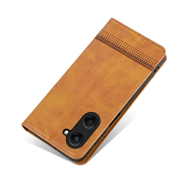 For vivo Y18 / Y18s AZNS Magnetic Calf Texture Leather Phone Case