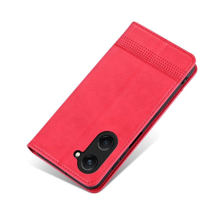 For vivo Y18 / Y18s AZNS Magnetic Calf Texture Leather Phone Case