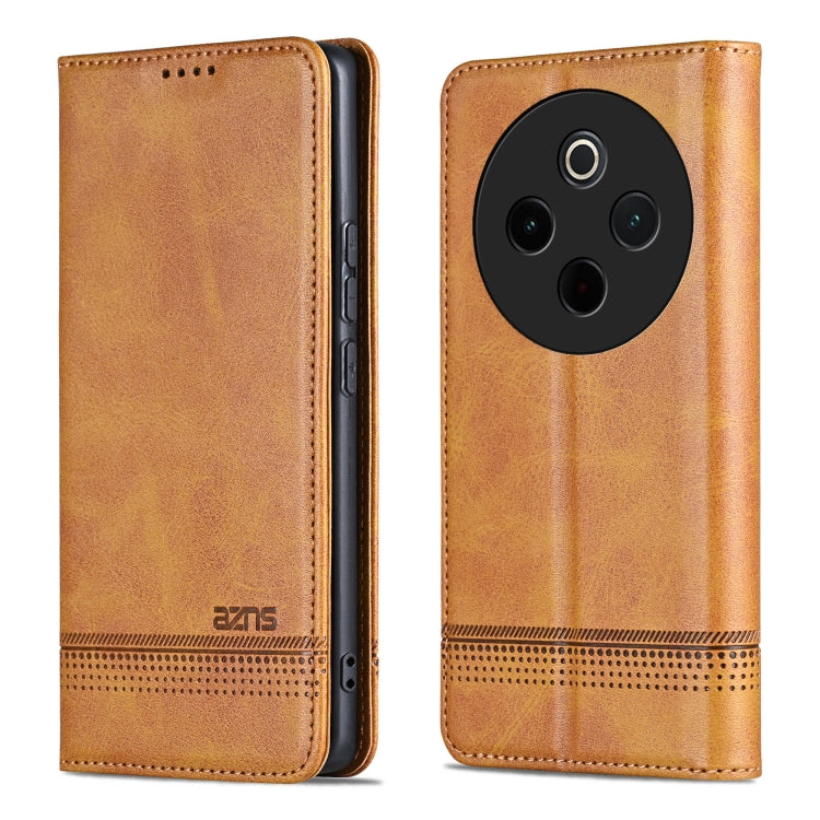 For vivo Y300 Pro AZNS Magnetic Calf Texture Leather Phone Case